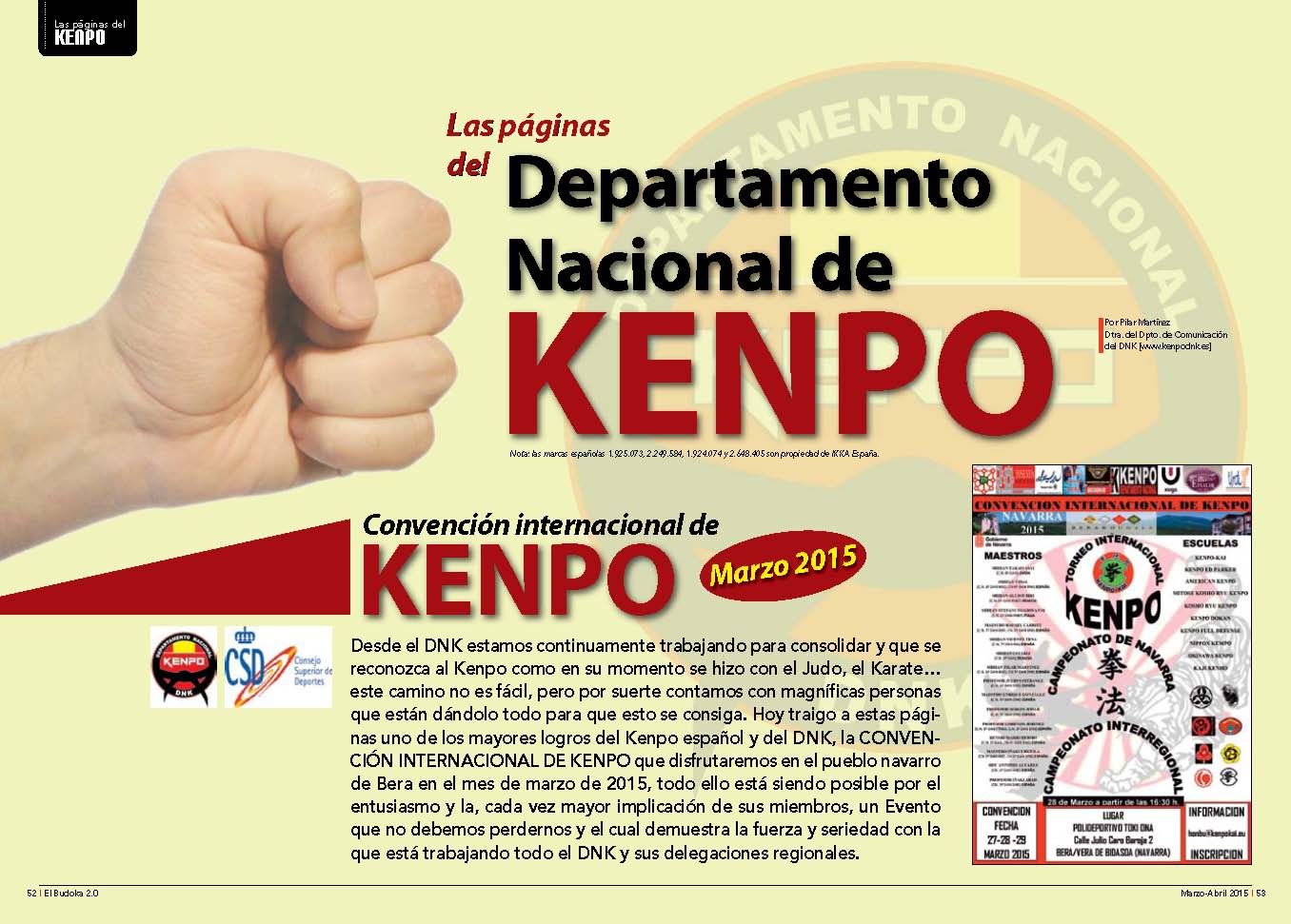 Convenci&oacute;n Internacional de Kenpo 2015